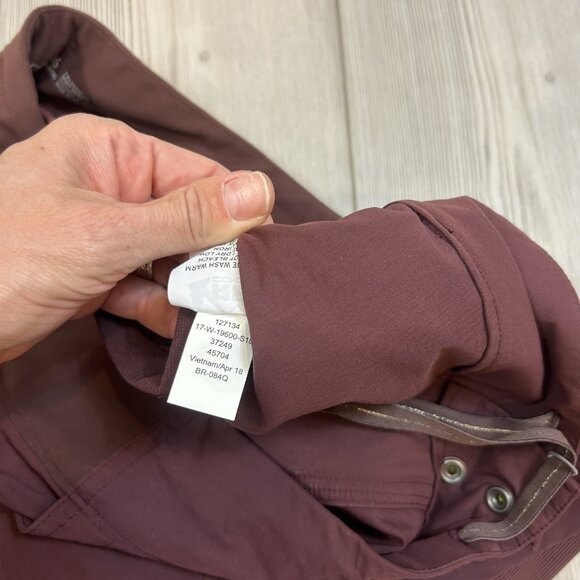 REI Co-op Women's Screenline Shorts Size 6 Maroon Stretch Drawstring 127134 - Picture 7 of 11